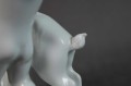 Biała porcelana Gerold figurka chłopiec z kozą