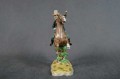 Jeździec na koniu stara porcelanowa figura