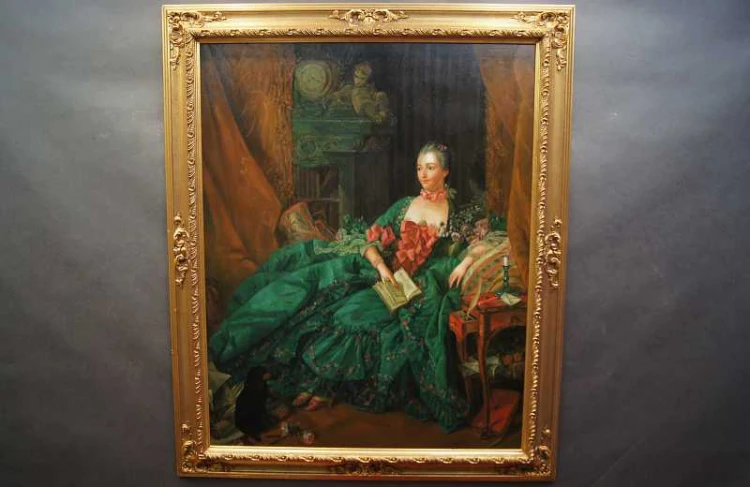 Madame Pompadour duży dekoracyjny obraz