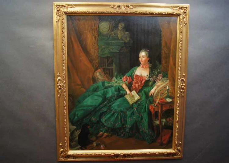 Madame Pompadour duży dekoracyjny obraz