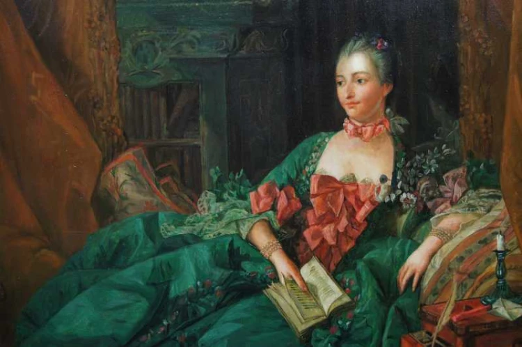 Madame Pompadour duży dekoracyjny obraz