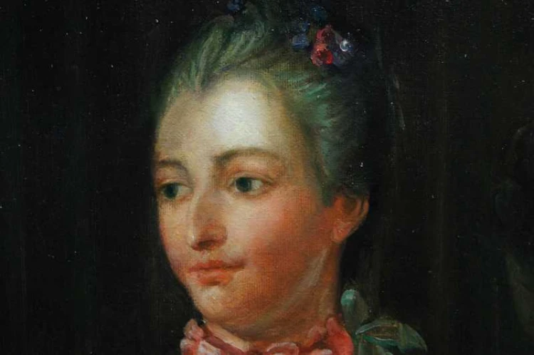 Madame Pompadour duży dekoracyjny obraz
