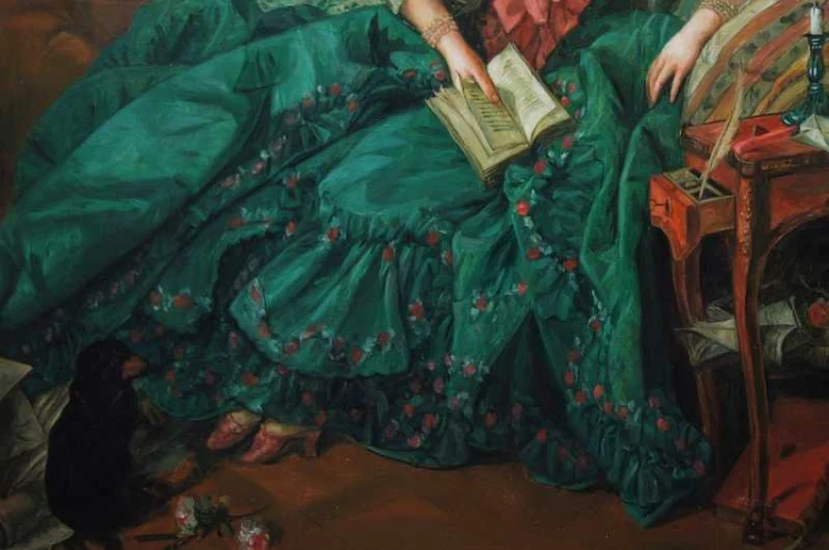 Madame Pompadour duży dekoracyjny obraz