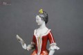 Porcelana Hollohaza Węgry lata 60 Figura Damy z lusterkiem.Okaz!!!