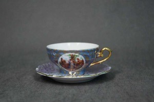 Winterling filiżanka ze scenką do kawy 