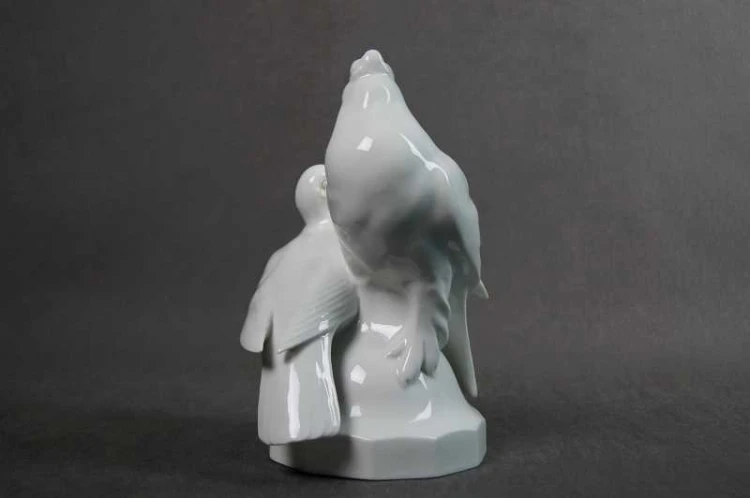 Gruchające gołębie fascynująca duża figura Neue Tettau