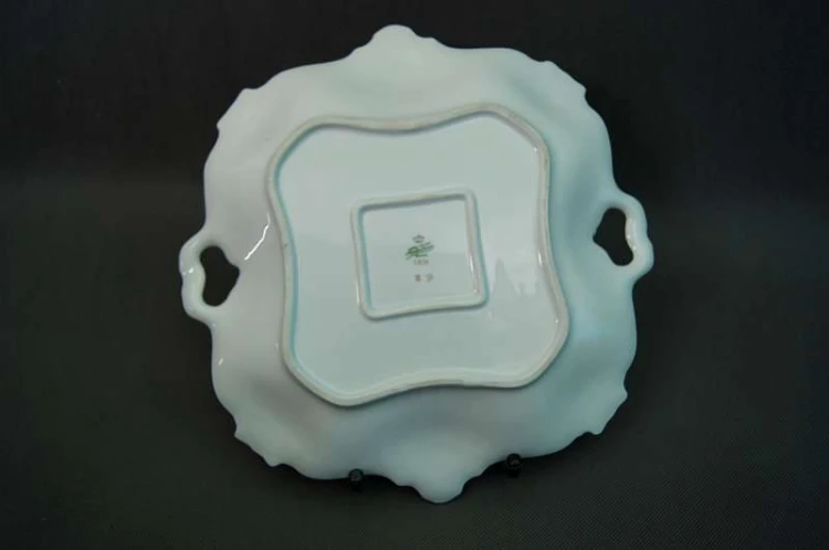 Porcelana Alka cudowna patera różę złoto