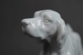 Prześliczna figura setera - biała porcelana