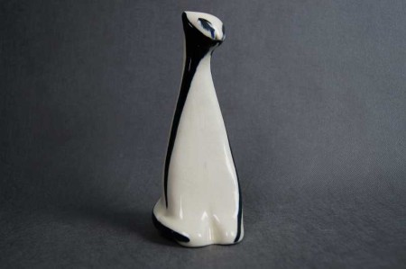 Kotek lata 60 ceramiczna figurka