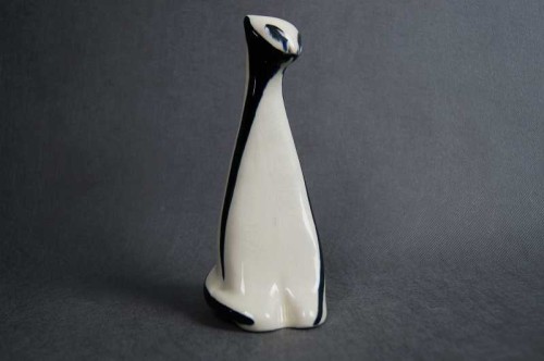Kotek lata 60 ceramiczna figurka