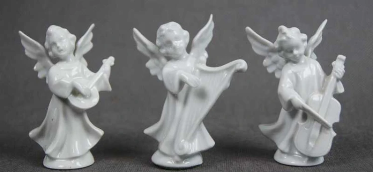 Porcelana Orkiestra trzech aniołków