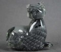 Artystyczne szkło figurka kota