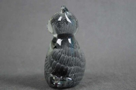 Artystyczne szkło figurka kota