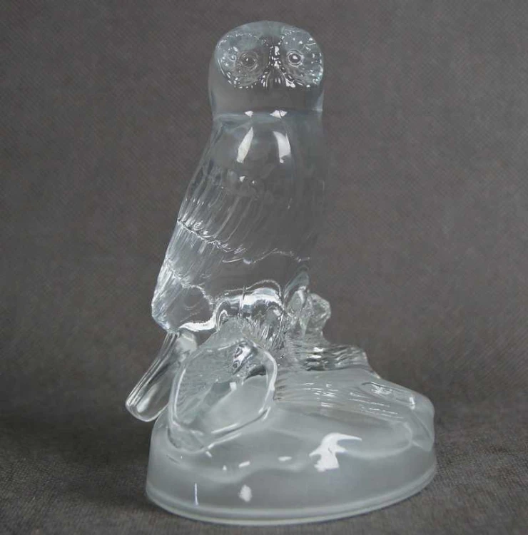 Szkło artystyczne figura sowy