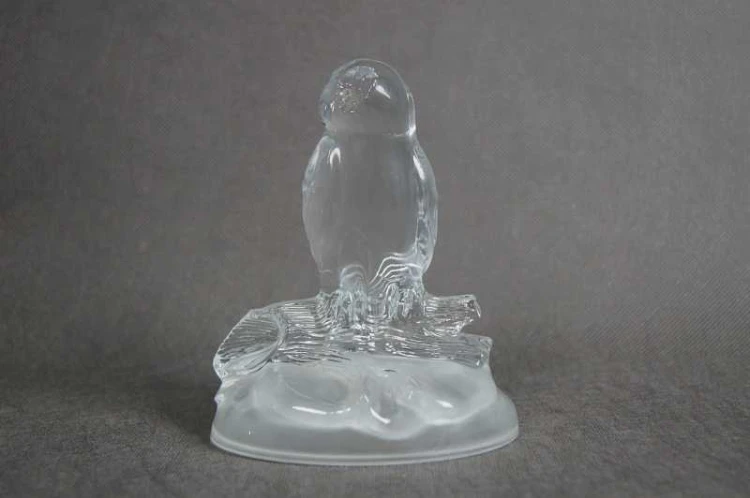 Szkło artystyczne figura sowy