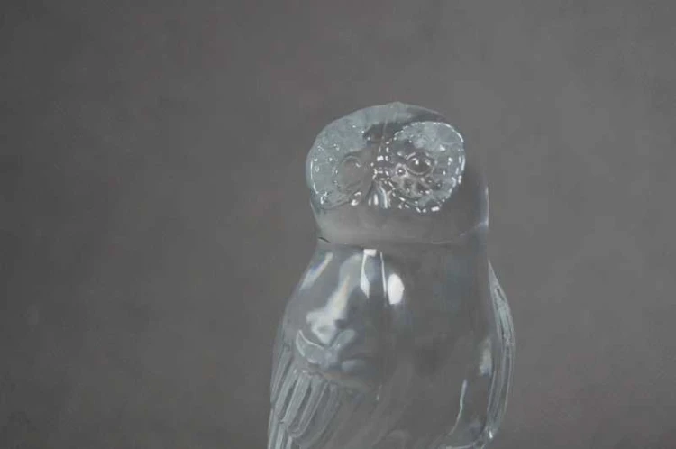 Szkło artystyczne figura sowy