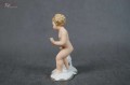 Porcelana Gerold .Figurka brzdąca z koźlęciem. Okaz !!!