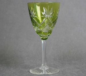 Wspaniały kielich do wina zielony 2