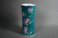 Porcelanowy wazon Magnolia okuty w metalu Jager