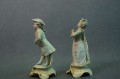 Para wytwornych dzieci porcelanowe figurki