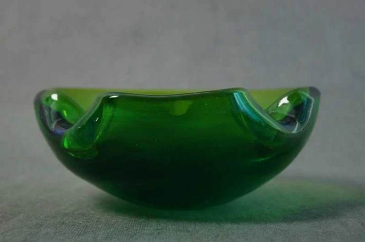 Murano popielnica patera szkło lata 60