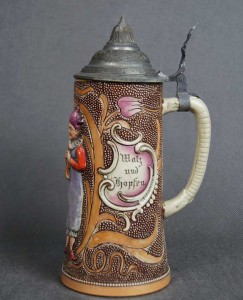 Stary przedwojenny kufel do piwa