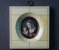 Malarstwo miniaturowe Madonna z Dzieciątkiem