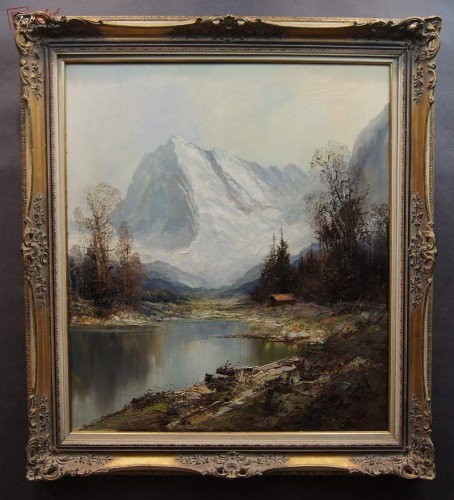 Samotnia w górach niesamowity pejzaż - Rudolph