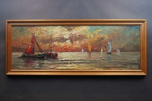 W. v. Kamp Na morzu zachód słońca !!!