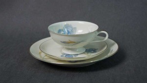 Thomas - Rosenthal niebieskie Irysy bajeczne śniadaniowe trio 