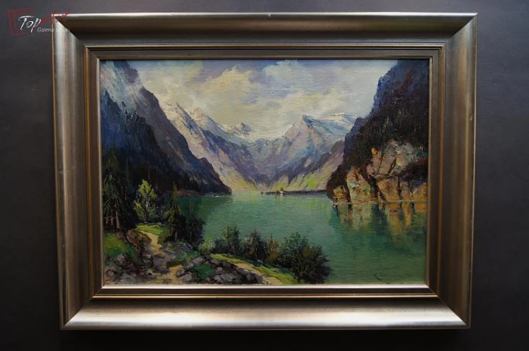 Karl Gross Sattelmair Jezioro Konigssee