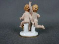 Porcelana Gerold - Dwa putta ze złotą kulą Okaz !!!