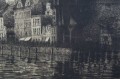 Gdańsk - Danzig Długie Pobrzeże duża grafika Paul Kreisel