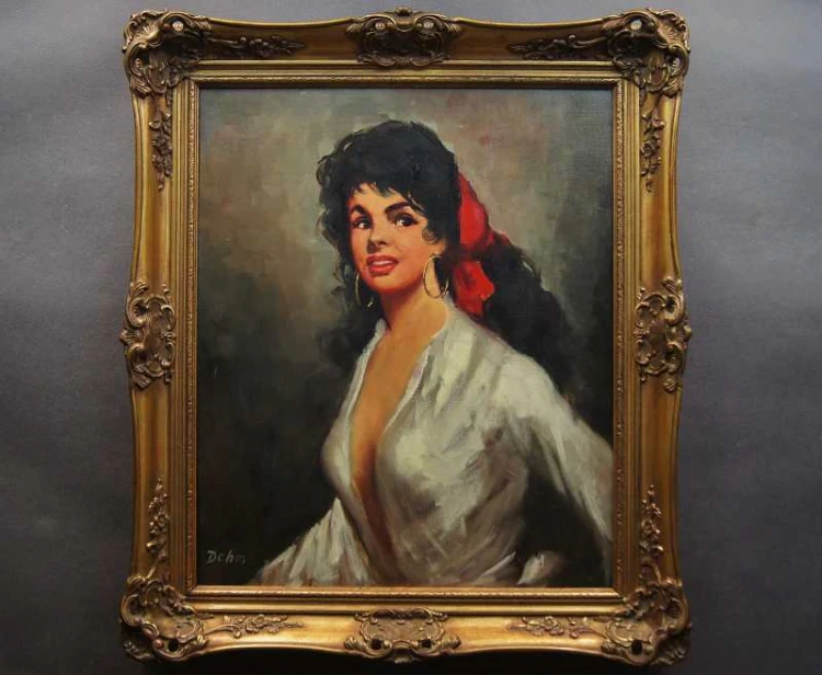 Dahm Portret pięknej Cyganki Polecam !!!