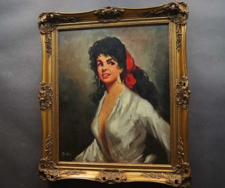 Dahm Portret pięknej Cyganki Polecam !!!