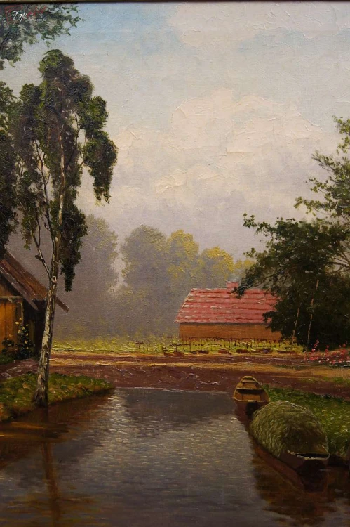 Ernst Hugo Lorenz Murowana Krajobraz Spreewald