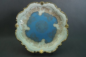 Porcelana Reichenbach osławiona piękna duża patera