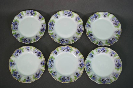 Rosenthal Viktoria Luise Komplet 6 małych talerzyków deserowych