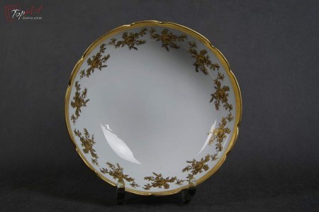 Bajeczna złocona porcelanowa patera Limoges