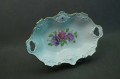 Porcelana Kaiser cudowna patera kwiaty złoto
