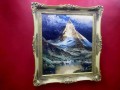 Obraz olejny MATTERHORN Heinz Munnich 1921r UNIKAT