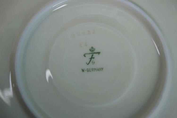 Porcelana Furstenberg Księżna kawowy zestaw śniadaniowy 6