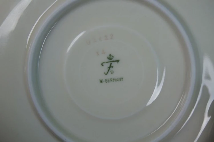 Porcelana Furstenberg Księżna filiżanka ze spodkiem do kawy 2