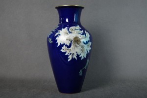 Porcelana Heinrich duży imponujący wazon kobalt osty 36 cm.