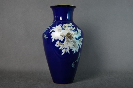 Porcelana Heinrich duży imponujący wazon kobalt osty 36 cm.