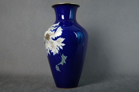 Porcelana Heinrich duży imponujący wazon kobalt osty 36 cm.