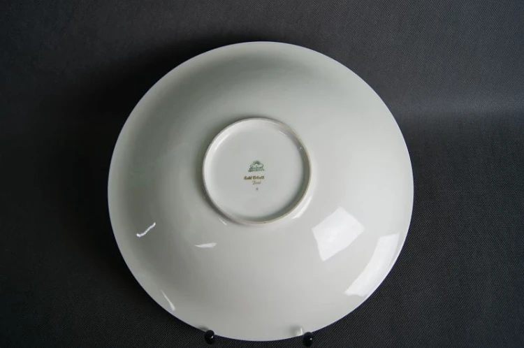 Porcelana Lindner kobalt złocenia piękna patera Polecam !!!