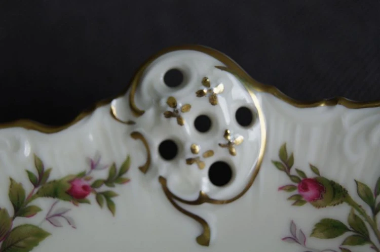Porcelana Rosenthal patera Moliere Moosrose 1967