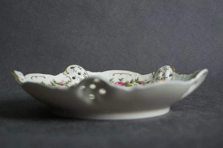 Porcelana Rosenthal patera Moliere Moosrose 1967