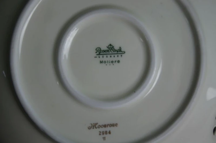 Porcelana Rosenthal patera Moliere Moosrose 1967